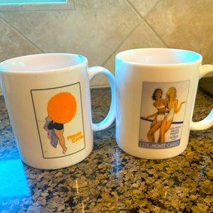 Monte Carlo beach babes coffee mug set
